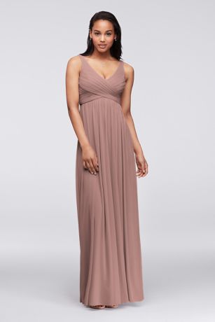 dusty rose mauve bridesmaid dresses