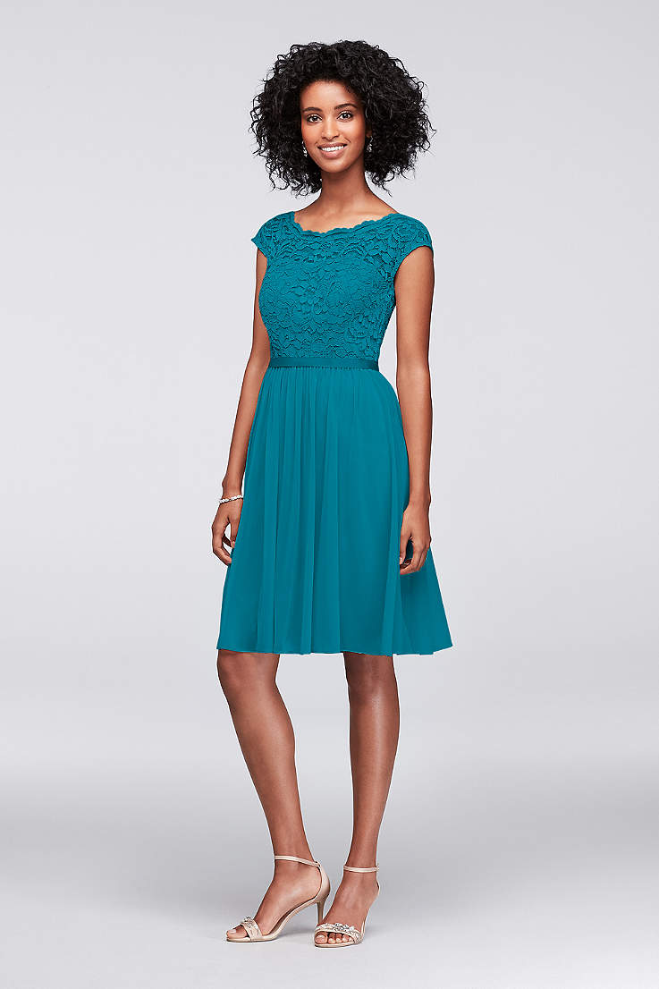 Teal Bridesmaid Dresses