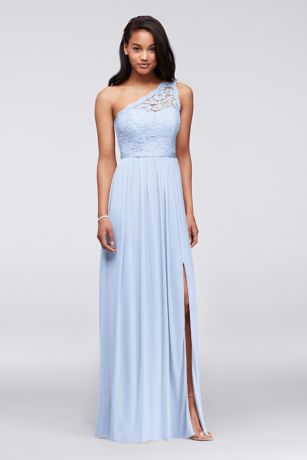 pastel color long gown