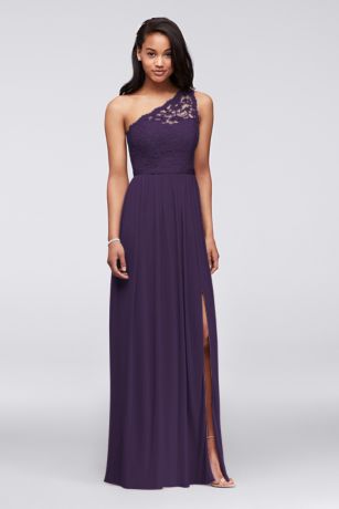 david's bridal lapis bridesmaid dress