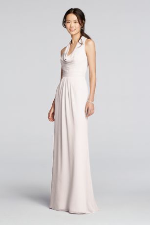 bridesmaid dresses cowl neck