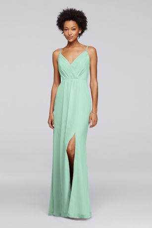david's bridal mint green dress