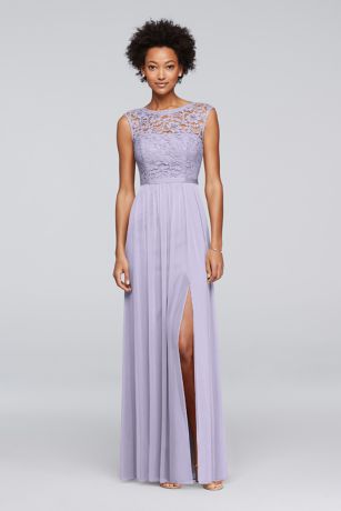 david's bridal purple bridesmaid dresses