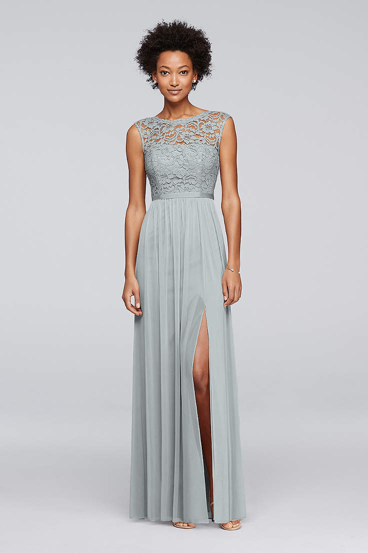 Silver Bridesmaid Dresses: Short ☀ Long ...