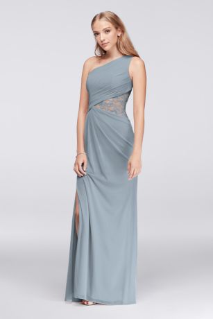 blue wedding dress davids bridal