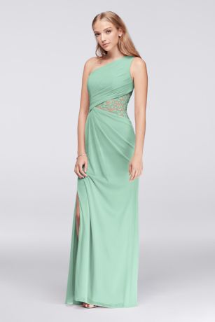 david's bridal mint green bridesmaid dresses