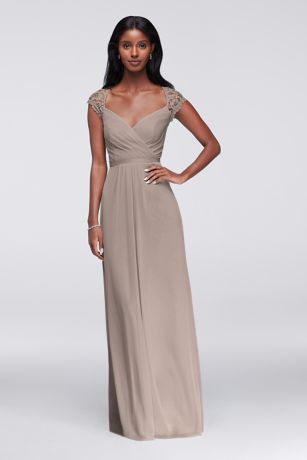 taupe formal dresses
