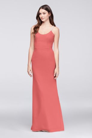 Coral Dresses with Straps