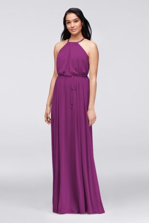 purple bridesmaid bridal dresses dress david gowns dark light davidsbridal