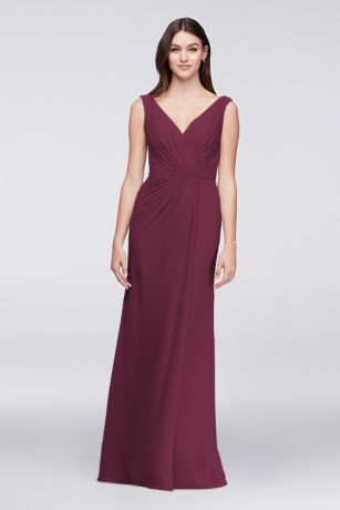 david's bridal burgundy color