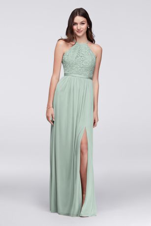Dusty Sage Bridesmaid Dresses in Sage Green David s Bridal Dusty Sage Bridesmaid Dresses in Sage Green David s Bridal