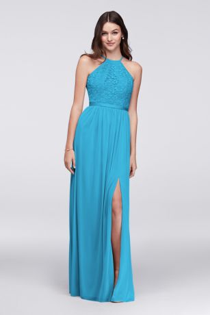 Strapless Long Turquoise Blue Bridesmaids Dresses