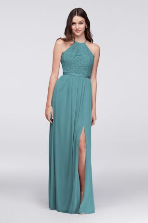 david's bridal teal