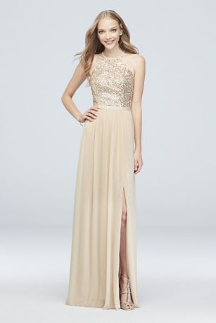 gold occasion dresses