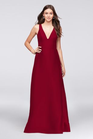 david's bridal mikado bridesmaid dress