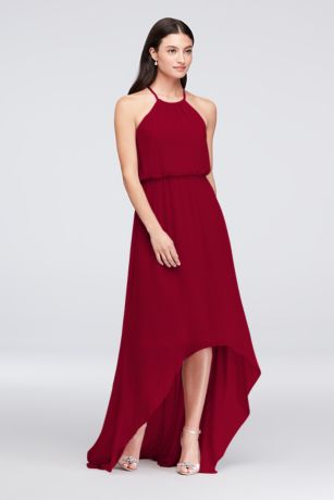 david's bridal maroon bridesmaid dresses