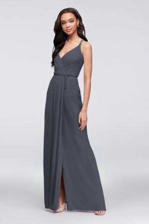 pewter bridesmaid dresses