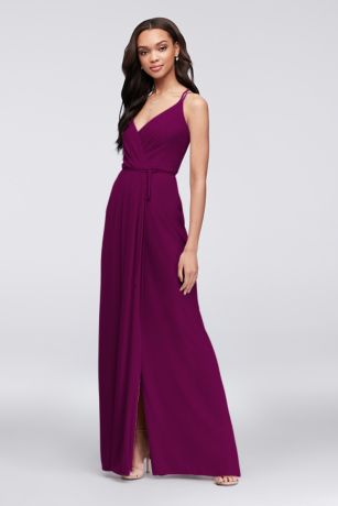 sangria colored bridesmaid dresses