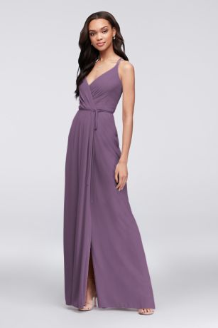 david's bridal purple wedding dress