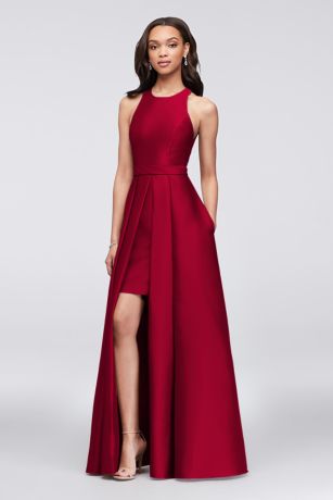 david's bridal mikado bridesmaid dress