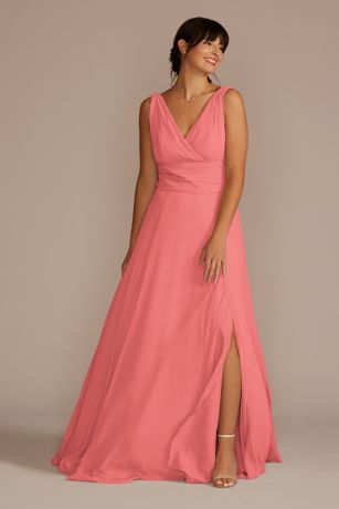 coral bridesmaid dresses