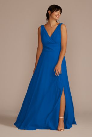 royal blue bridesmaid dresses david's bridal