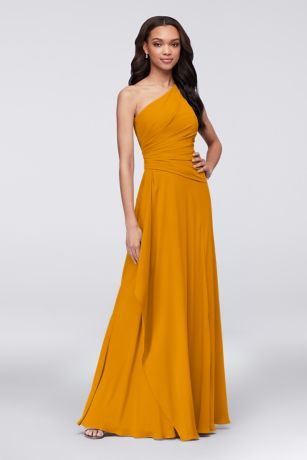 david's bridal yellow dress