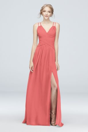 Coral Bridesmaid Dresses Salmon Melon Coral Formal Gowns