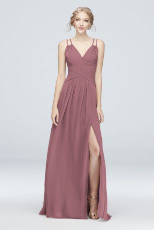 dusty rose dress david's bridal