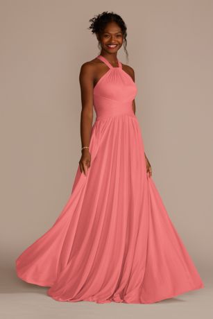 coral reef bridesmaid dresses