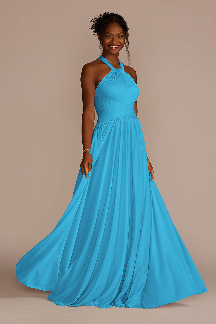 Malibu Blue Bridesmaid Dresses | David ...