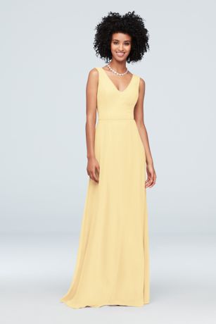 Yellow Bridesmaid Dresses In Pale Mustard Pastel Shades