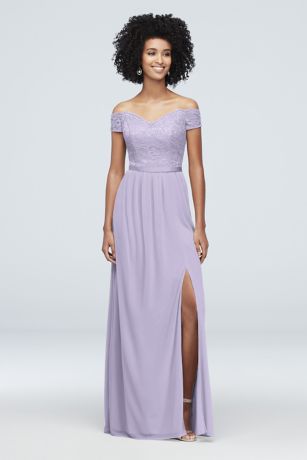 lilac purple bridesmaid dresses