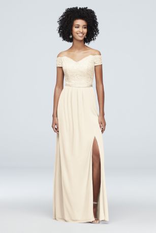 white formal dress for wedding