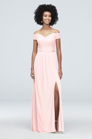 petal pink long dress