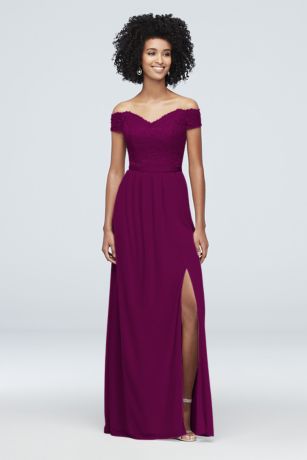 sangria colored bridesmaid dresses