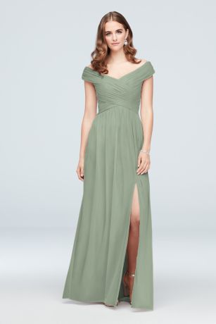sage green midi bridesmaid dresses