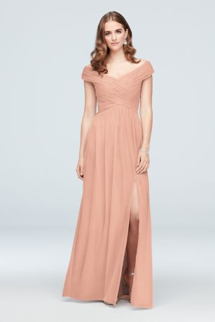 pink bridesmaid gown