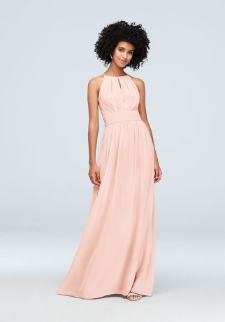 david's bridal blush bridesmaid