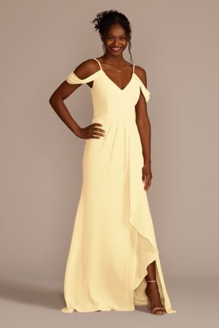 butter yellow bridesmaid dresses