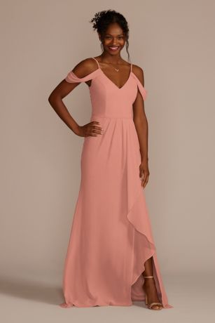 Salmon Color Bridesmaid Dresses