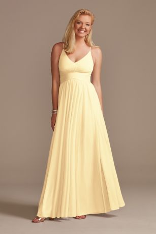 vintage mustard yellow bridesmaid dress