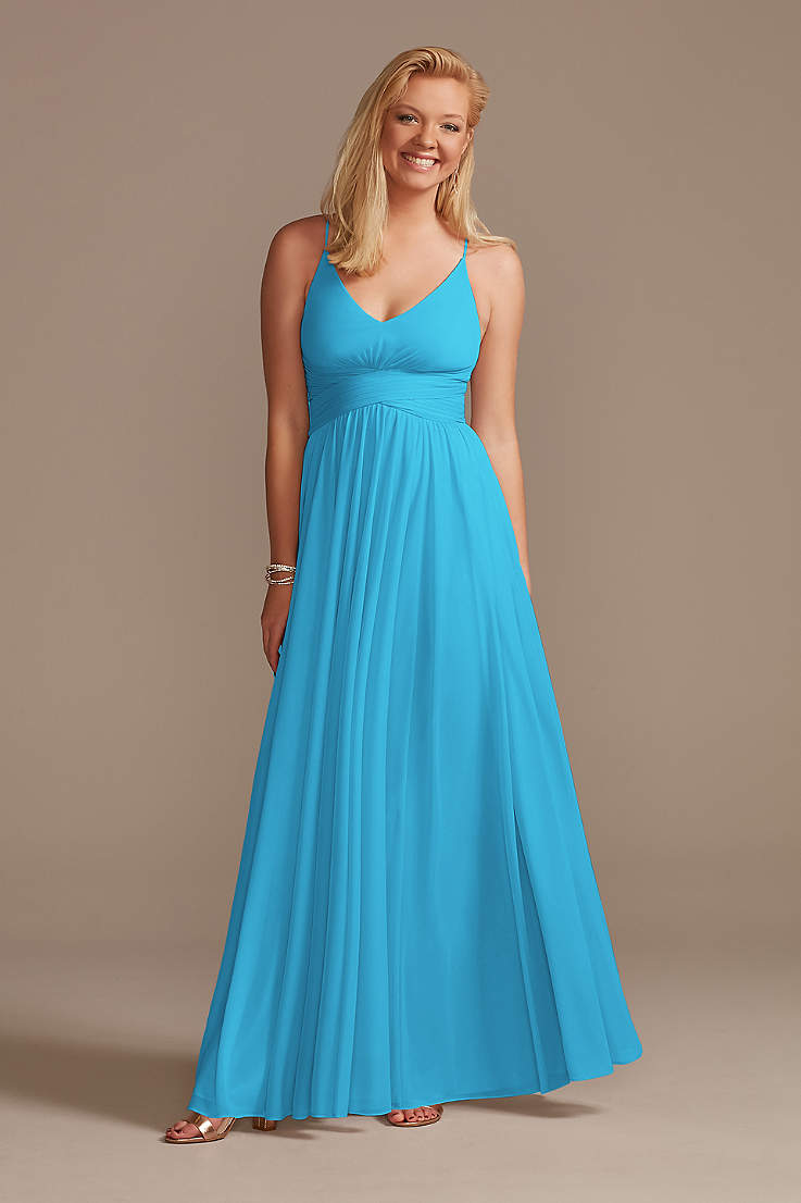 Malibu Blue Bridesmaid Dresses | David ...