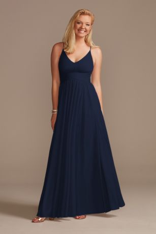 david's bridal marine blue