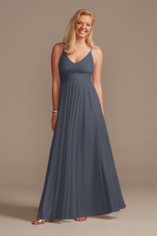 pewter grey bridesmaid dresses