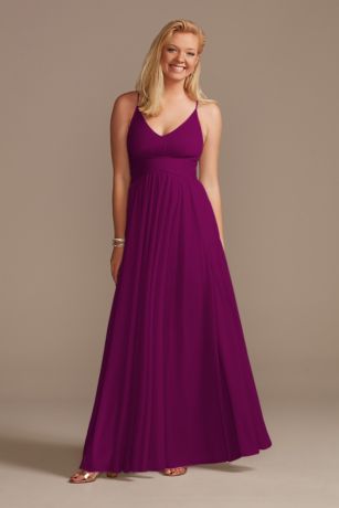 sangria colored bridesmaid dresses