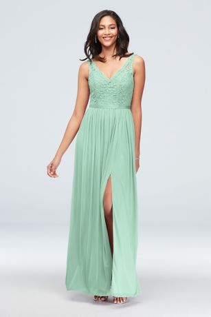 bridesmaid mint dress