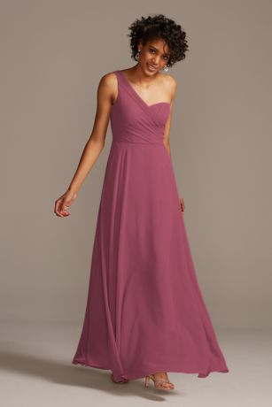 Picture of Full Skirt Dress with One Shoulder