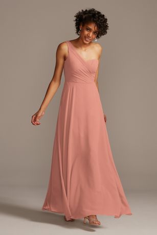 Picture of Full Skirt Dress with One Shoulder