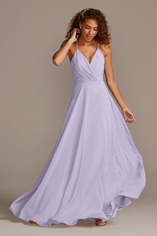 lavender off the shoulder bridesmaid dresses